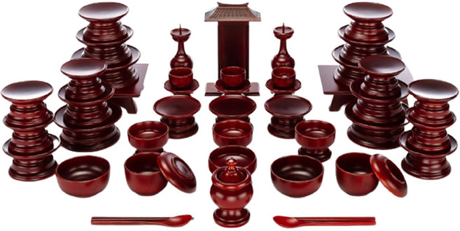 남원목기 춘향 물푸레 제기세트, 1세트, 47p