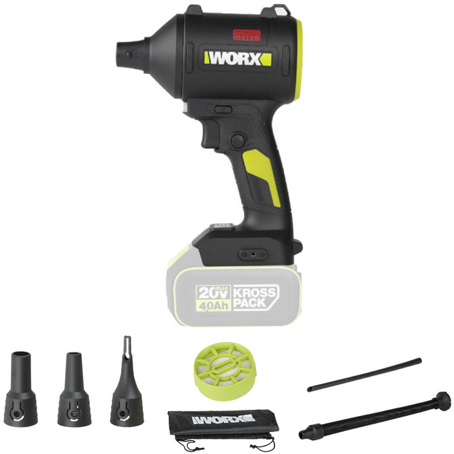 WORX 威克士 充電式吹塵槍 裸機 20V BL WU093.9, 1個