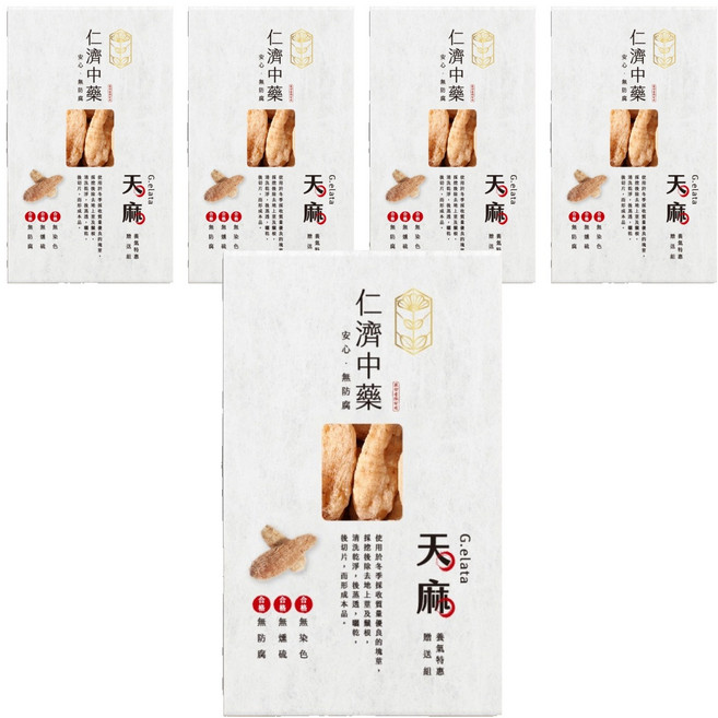 仁濟中藥 天麻, 100g, 5盒