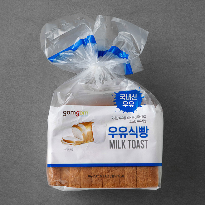 곰곰 우유식빵, 330g, 1개