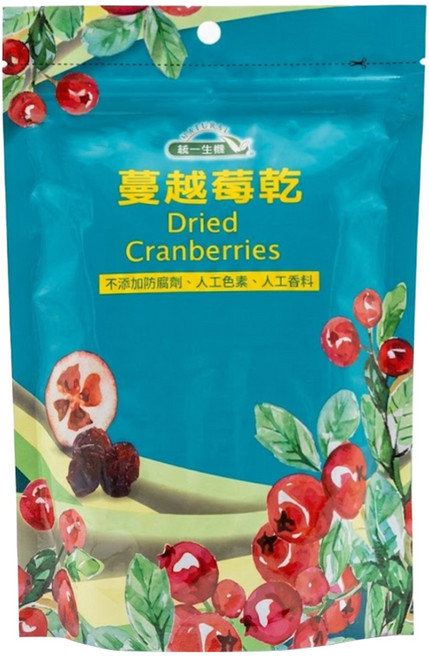 統一生機 蔓越莓乾, 250g, 1包