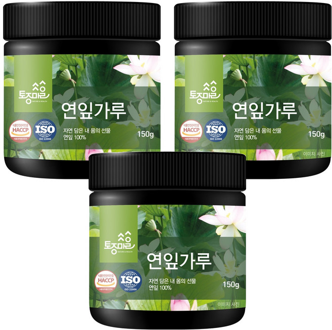 토종마을 연잎가루, 3개, 150g