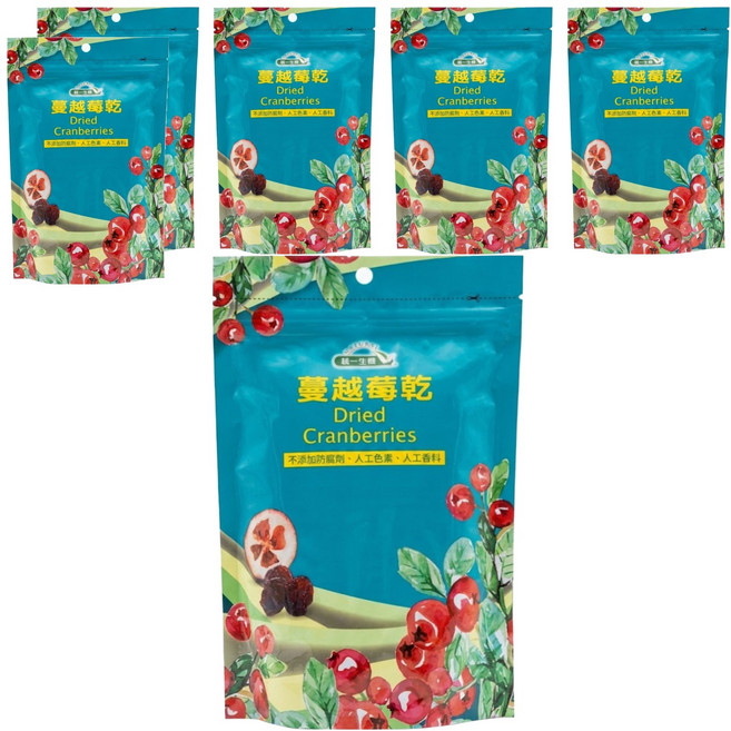 統一生機 蔓越莓乾, 250g, 6包