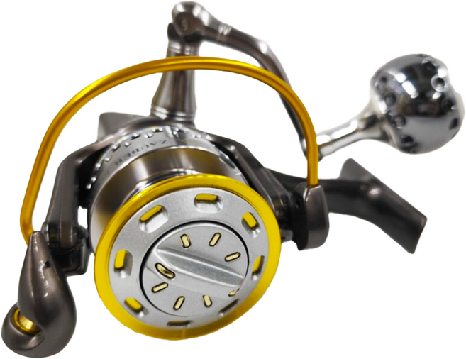 RYOBI 利優比 紡車式捲線器 ZAUBER 雙線杯 3000型, 銀色 + 金色