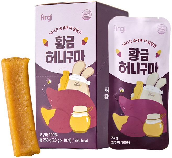 퍼기 황금 허니구마 간식 10p, 허니 고구마, 230g, 1개
