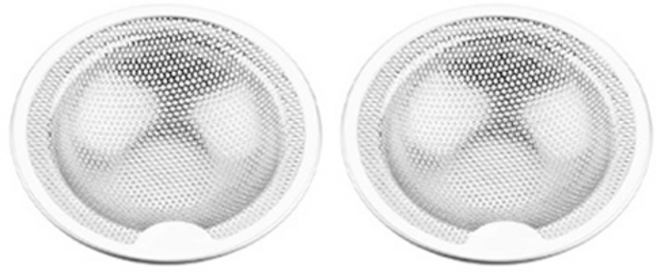 욕조거름망 스텐 2p, 실버