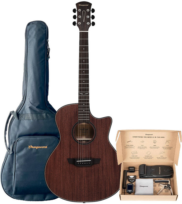 오렌지우드 어쿠스틱 기타 p + 구성품 11종, MORGAN M-L, 랜덤발송, 1개