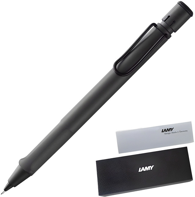 LAMY 사파리 샤프 챠콜 + 하드케이스 + 리플렛, 0.5mm, 1개