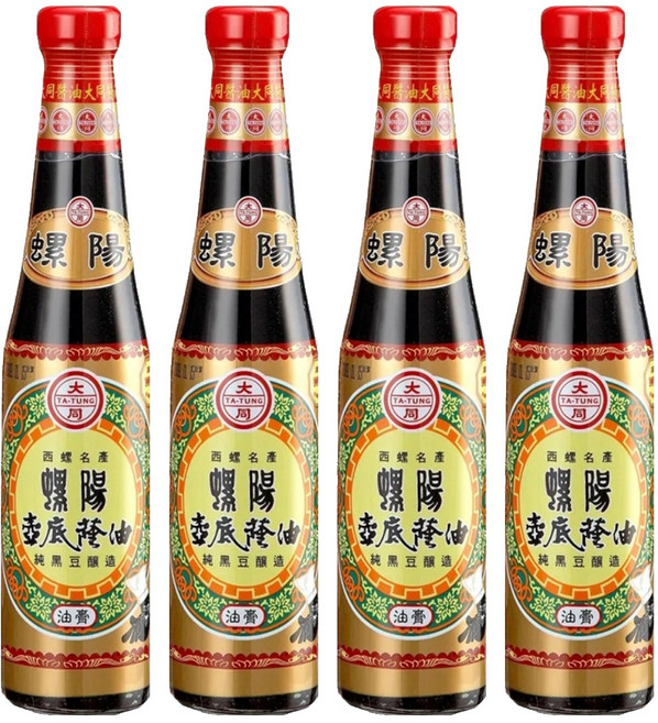 大同醬油 螺陽壺底蔭油膏, 420g, 4瓶