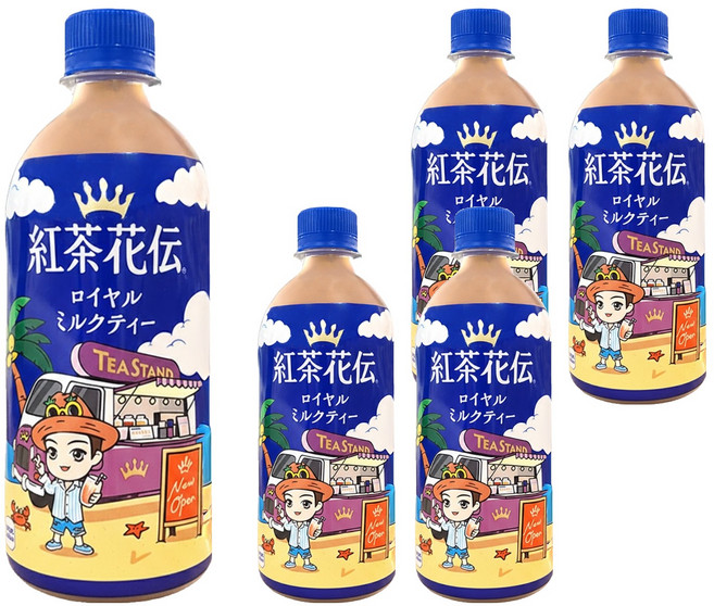 紅茶花伝 極品皇家奶茶 包裝款式隨機, 440ml, 5瓶