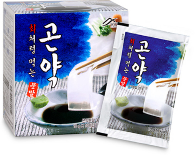 밀양한천 회처럼 먹는 곤약분말, 100g, 1개