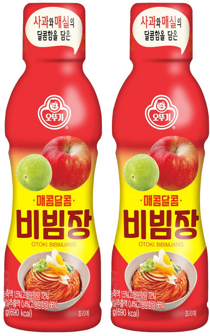 오뚜기 매콤달콤 비빔장, 300g, 2개