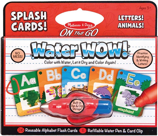 Melissa&Doug 瑪莉莎 旅遊樂 水畫卡 3歲以上, 英文字母, 1組