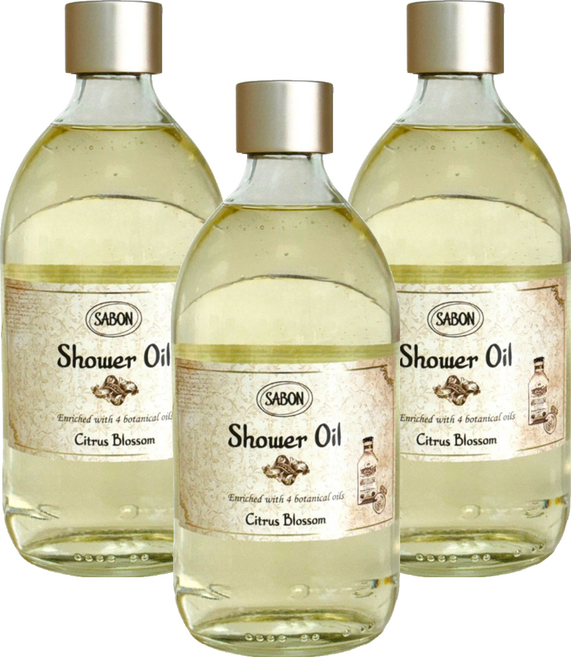 SABON 沐浴油 橙花漫舞, 500ml, 3瓶