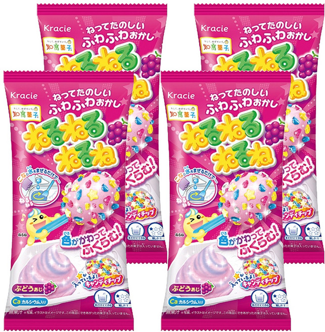 크라시에 네루네루네루네 그레이프 캔디, 23.5g, 4개