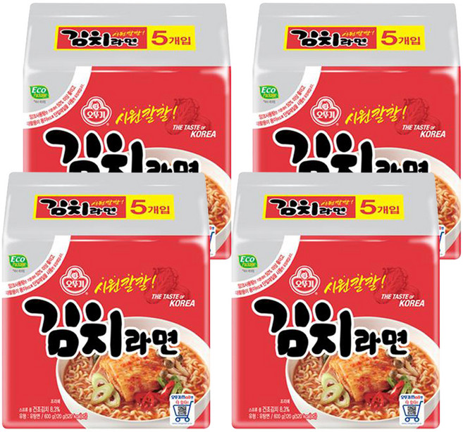 오뚜기 김치라면, 20개