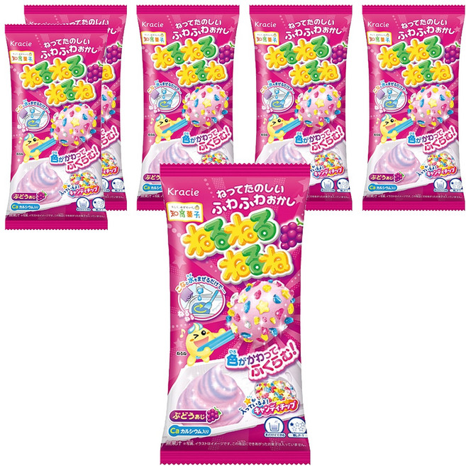 크라시에 네루네루네루네 그레이프 캔디, 23.5g, 6개