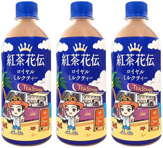 紅茶花伝 極品皇家奶茶 包裝款式隨機, 440ml, 3瓶