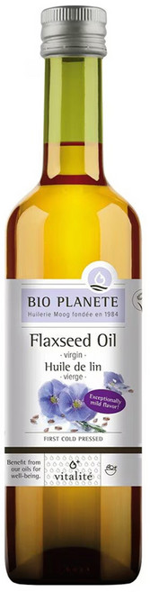 BIO PLANETE 碧歐星球 天然初榨亞麻仁油, 250ml, 1瓶