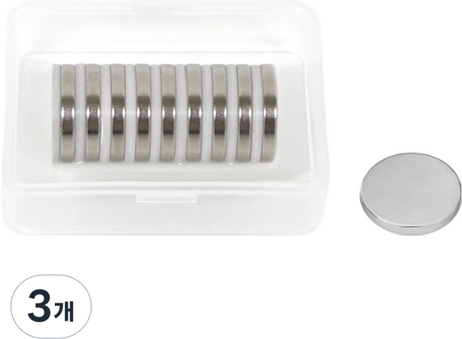 magpia 強力釹圓形磁鐵 20 x 2 mm 10入