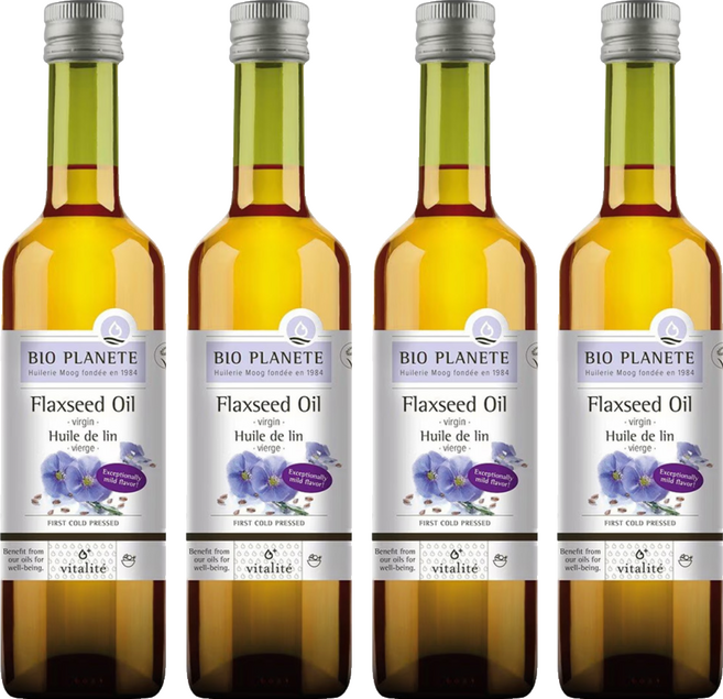 BIO PLANETE 碧歐星球 天然初榨亞麻仁油, 250ml, 4瓶