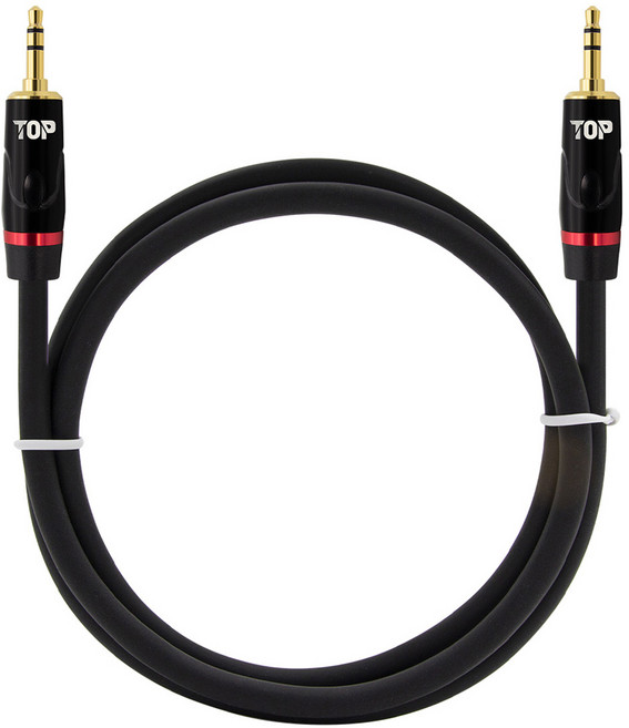 에이치디탑 국산 3.5 스테레오 to 3.5 스테레오 오디오 케이블, HT-TP188-1M, 혼합색상, 1개