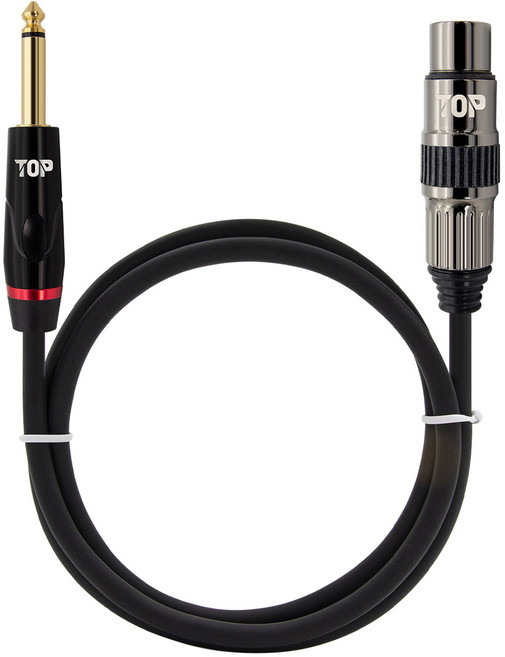에이치디탑 국산 5.5 모노 to XLR 암 변환 마이크 케이블, HT-TP299-30M, 혼합색상