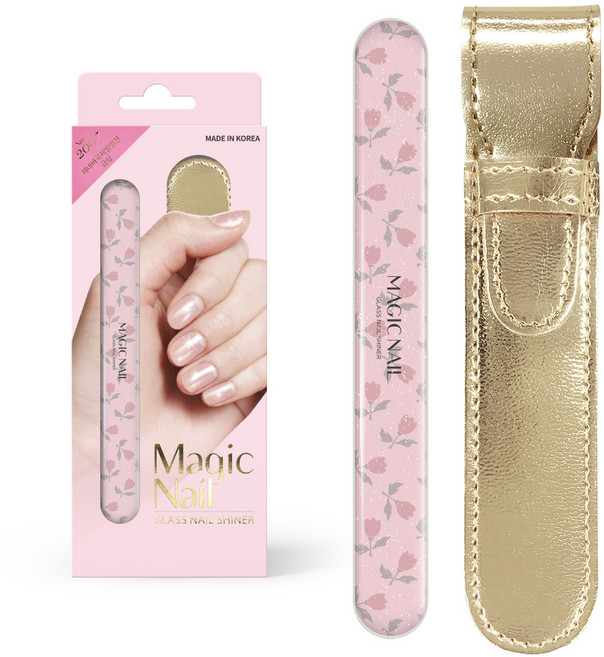 매직네일 글라스 네일 샤이너, F09 튤립, 1개