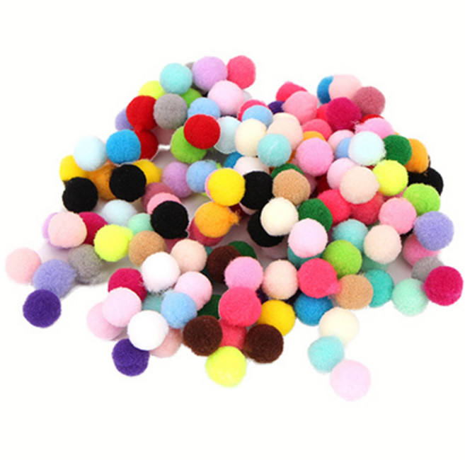 DIY 꾸미기 만들기 컬러 믹스 고탄력 폼폼이 색방울 10mm 300p, 혼합색상, 2개
