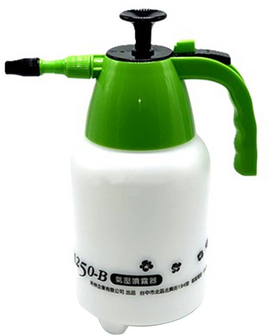 梅花牌氣壓噴霧器1250ml 園藝清潔多用途 省力好操作, 綠色 + 白色, 1個