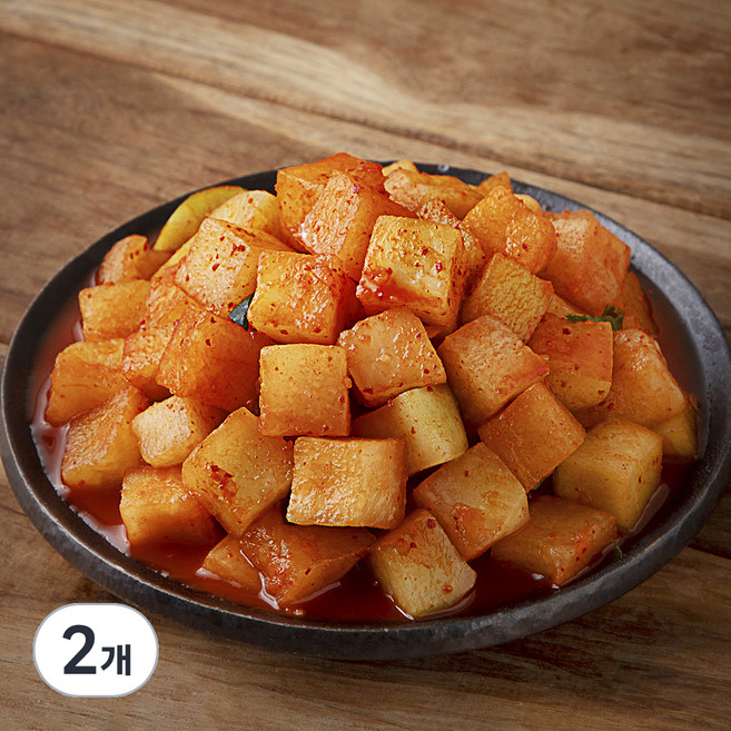 한복선의 궁중비법 미색감 깍두기, 1.5kg, 2개