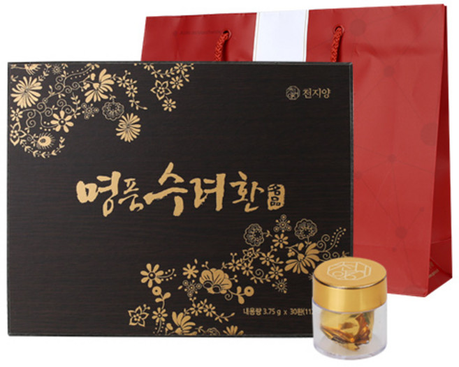 천지양 명품수려환 30환 + 쇼핑백, 112.5g, 1세트