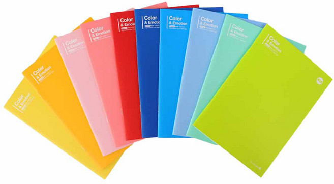 모닝글로리 1000 K칼라 중철노트 20절 150 x 210 mm 10종 세트, 혼합색상, 1세트