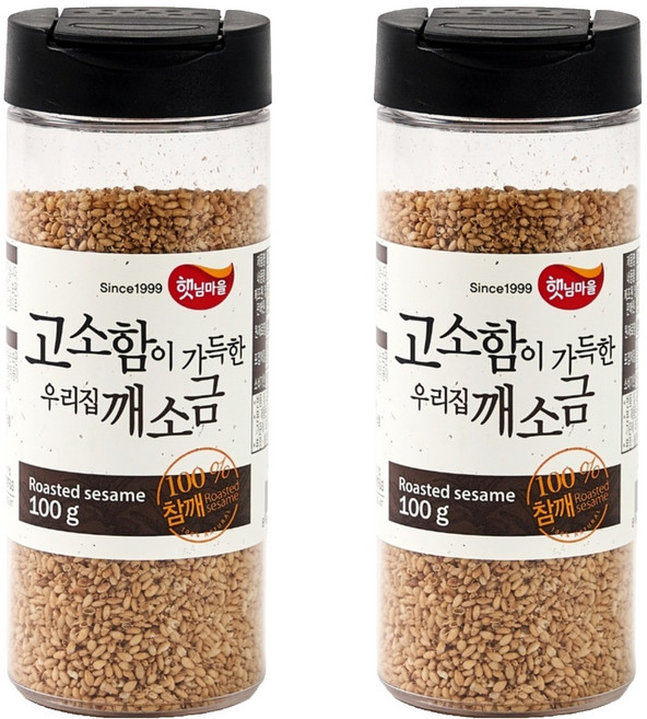 햇님마을 깨소금, 100g, 2개