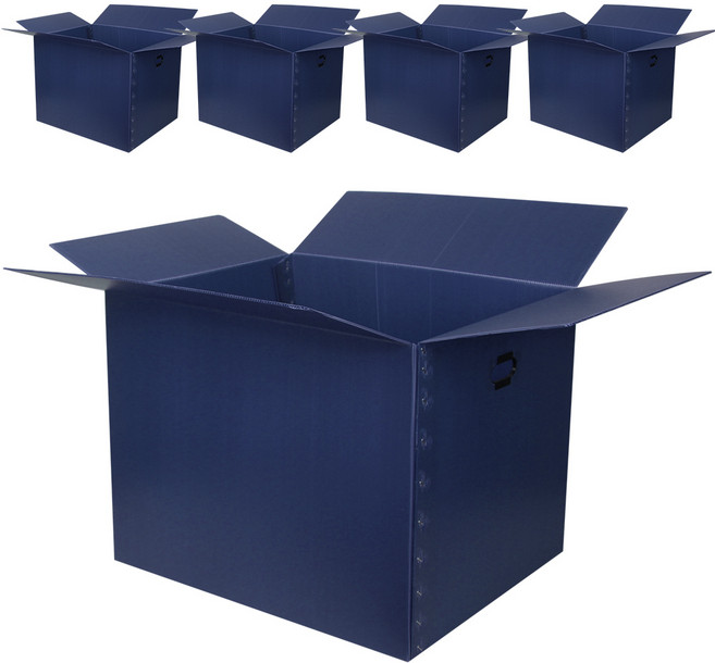 코멧 두꺼운 이사박스 3T 3호~7호 5개입, 네이비, 5개