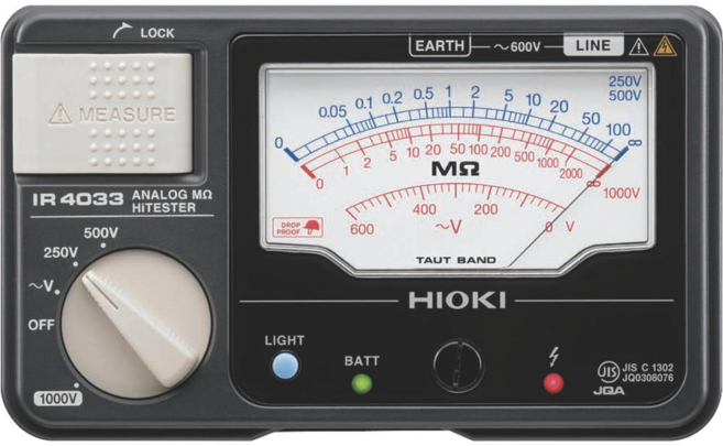 HIOKI 日置電機 類比絕緣電阻計 IR4033-10, 1個