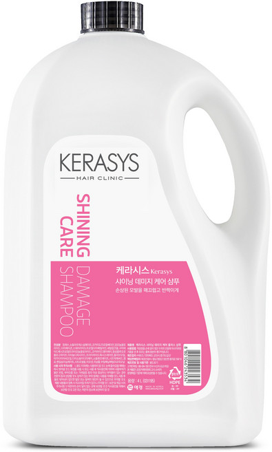 케라시스 샤이닝 데미지 샴푸, 4L, 1개