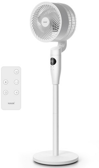 한경희생활과학 AI 음성인식 8단풍속 리모컨 스탠드 서큘레이터, HAAN-HDC330