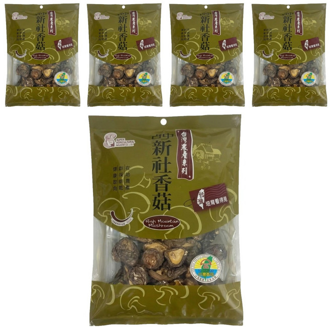 超賀 台中新社香菇, 60g, 5包