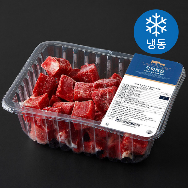 굿미트찹 호주산 우앞다리 장조림용 3 x 3 x 3 cm (냉동), 1개, 700g