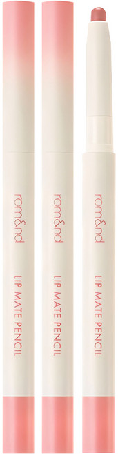 [비건뷰티] 롬앤 립 메이트 펜슬 0.5g, 더비 핑크, 2개