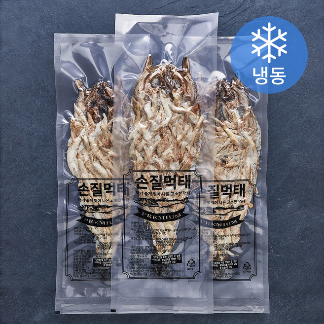 해맑은푸드 손질먹태 (냉동), 80g(중), 3개