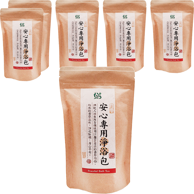 JUST HERB 香草集 安心專用淨浴包 10入, 40g, 6包