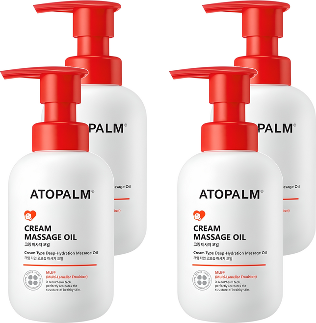 아토팜 크림 마사지오일, 200ml, 4개
