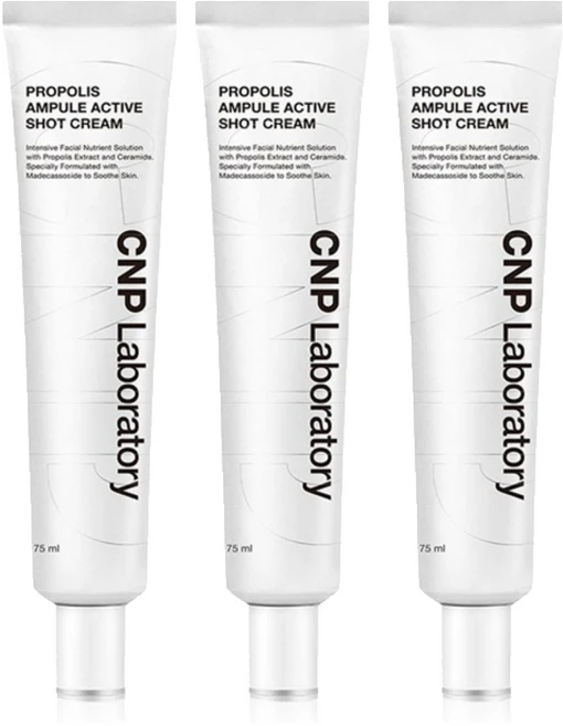 CNP차앤박 프로폴리스 앰플 샷 크림, 75ml, 3개 - 쿠팡