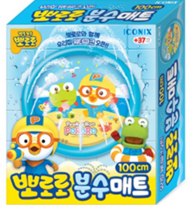 뽀로로 분수매트, 혼합색상, 1개