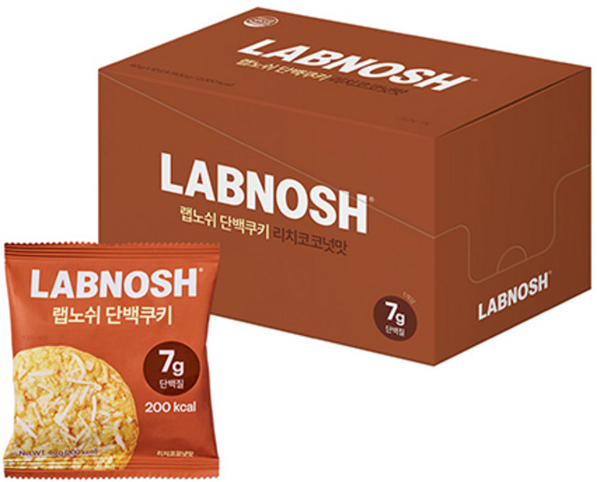 랩노쉬 단백쿠키 리치코코넛맛, 400g, 1개