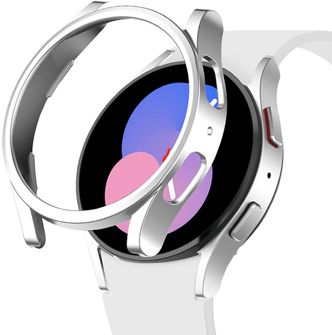 이츠라이프 갤럭시워치 스타일링 베젤링 케이스, 실버, 1개