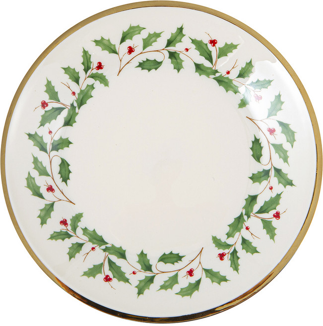 레녹스 홀리데이 브레드 앤 버터 플레이트, 혼합색상, 1개