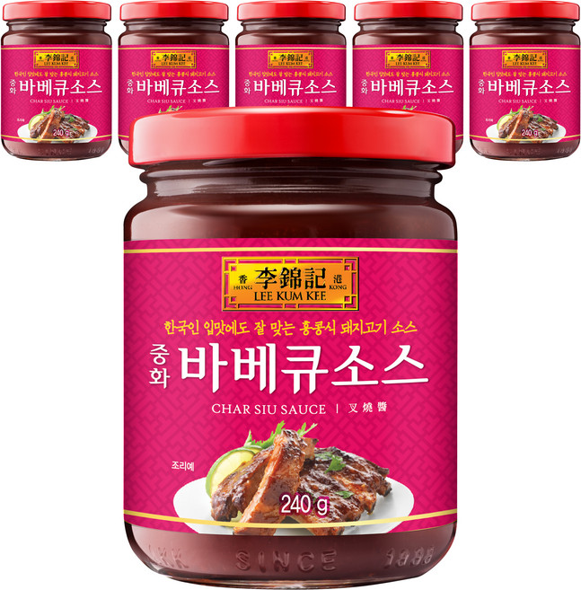 이금기 오뚜기 중화 바베큐소스, 240g, 6개